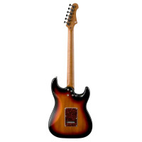 JET JS-400 SB LH Электрогитара под левую руку, Stratocaster, HSS Ceramic, цвет санберст