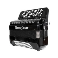 Pierre Cesar PCB5096 BKP Баян, 96 басов, 70 кнопок, 41 тон в правой руке, цвет черный перламутр