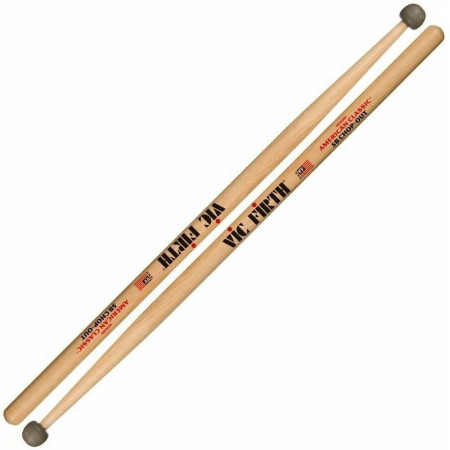 VIC FIRTH 5BCO Палочки барабанные 5B, орех, резиновый наконечник