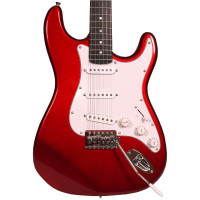 DEVISER L-G1-RD Электрогитара Stratocaster, цвет красный