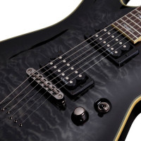 SCHECTER OMEN EXTREME-6 STBLK Электрогитара, 6 струн, 24 лада, цвет чёрный прозрачный