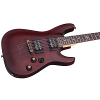 SCHECTER SGR C-1 WSN Электрогитара, 6 струн, цвет ореховый сатин, чехол в комплекте