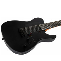 SPIRA T-407 MBK Электрогитара 7 струн, Telecaster, HH, цвет черный матовый