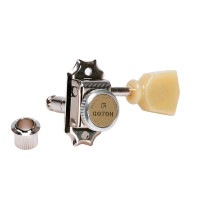 Gotoh SD90-MG-SL-N-(L3+R3) Комплект колков (3+3), автозажим, никель, ручки "тюльпан" (пластик)