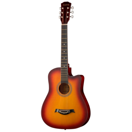 Fante FT-D38-3TS Гитара акустическая 38" с вырезом, санберст