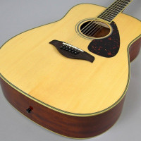 Yamaha FG820-12N Гитара электроакустическая 12-струнная, цвет натуральный (глянцевый лак)
