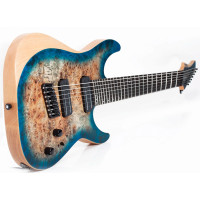 SCHECTER REAPER-7 MULTI-SCALE CB Электрогитара мультимензурная, 7 струн, цвет Satin Charcoal Burst