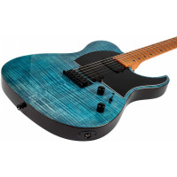 SPIRA T-450 TDB Электрогитара, Telecaster, 6 струн, HH, цвет синий прозрачный