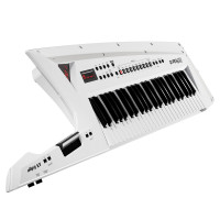 Roland AX-EDGE-W Cинтезатор сценический с наплечным ремнем, 49 клавиш, белый