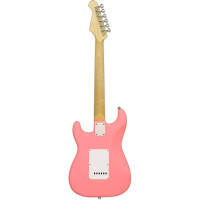 ARIA STG-MINI KWPK Электрогитара Stratocaster уменьшенная, S/S/S, цвет розовый
