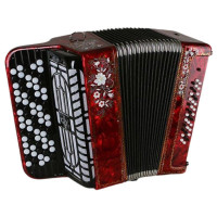 Баян БН-46 (Б-46) «ТУЛА» 3-рядный, 2-голосный, 77/46х37-II