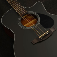 KEPMA EAC Black Matt Гитара акустическая Grand Auditorium, цвет черный матовый