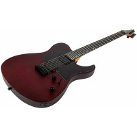 SPIRA T-400 MWR Электрогитара, Telecaster, 6 струн, HH, цвет матовый красное вино