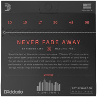 D'Addario XTE1052 Набор струн для 6-струнной электрогитары, размер 10-52
