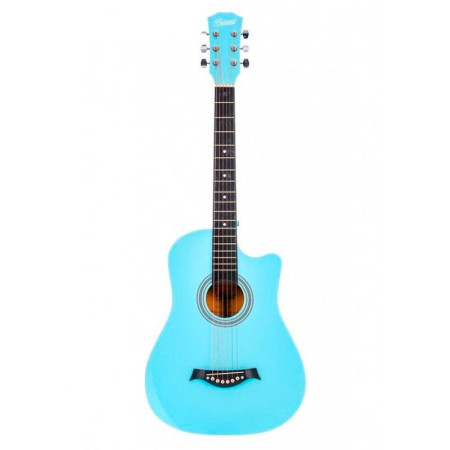 Belucci BC-C38 SKY Гитара акустическая 38", 6-струнная, углеродное волокно, цвет небесно-голубой