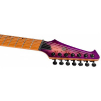 SPIRA S-457 TPP Электрогитара, Superstrat, 7 струн, HH, цвет фиолетовый градиент