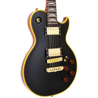 ARIA PE-F80 BKTP Электрогитара 6 струн, корпус Les Paul, цвет черный