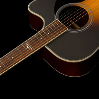 KEPMA D1CE Sunburst Гитара электроакустическая Dreadnought, цвет санберст  глянцевый