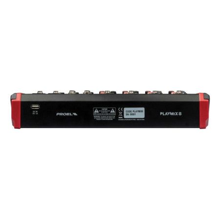 PROEL PLAYMIX8 Микшерный пульт, 8 каналов, DSP, USB, Bluetooth