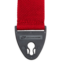 D'Andrea 1355RED Polyweb Ace-Lock Ремень для гитары, нейлон, красный