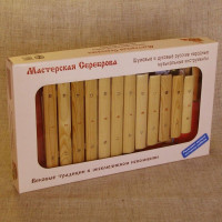 Мастерская Сереброва (к1-кс-03) Ксилофон, 12 пластин