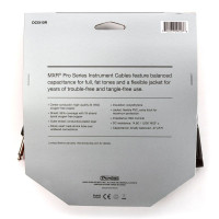 Dunlop DCIX10R MXR Шнур инструментальный JACK 1/4"(прямой) ⇔ JACK 1/4"(угловой), 3 метра, чёрный
