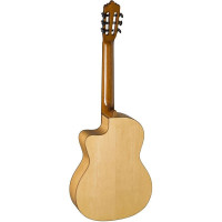 LA MANCHA Perla Ambar S-CE Гитара классическая со звукоснимателем, цвет натуральный глянцевый