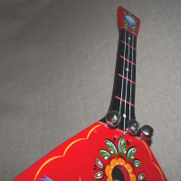 Мастерская Сереброва (к2-бл-01) Балалайка с бубенцами детская