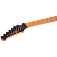 SPIRA S-600 AGY Электрогитара 6-струнная, Superstrat, HH, цвет прозрачный черный