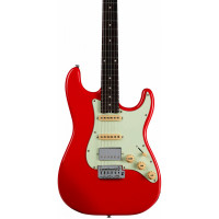 Crafter Modern Seoul II S VVS RS VR Электрогитара Stratocaster с чехлом, HSS,  цвет красный винтаж