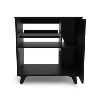 Glorious Modular Side Rack Black Рэковая секция для столов серии Sound Desk и Workbench, цвет чёрный