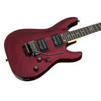 SCHECTER SGR C-1 MRED Электрогитара, 6 струн, цвет красный металлик, чехол в комплекте