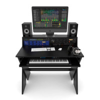 Glorious Sound Desk Compact Black Стол аранжировщика, X-тип, цвет чёрный