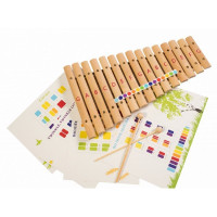 FLIGHT FX-15R ксилофон, 15 нот, 2 палочки