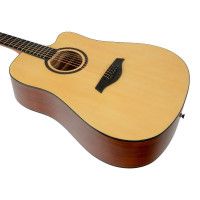 ROCKDALE Aurora D5 NGL Гитара акустическая Dreadnought, цвет натуральный, глянцевое покрытие