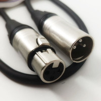 True magic TLC 1.5M/BK Шнур микрофонный XLR (F) ⇔ XLR (M), 1.5 метра, чёрный