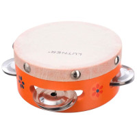 Fleet TH4-3B Тамбурин с кожей с 3 бубенцами