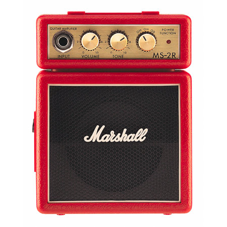 Marshall MS-2R MICRO AMP (RED) Усилитель гитарный транзисторный, микрокомбо, 1 Вт
