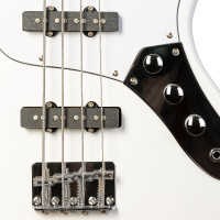 ROCKDALE Stars Jazz Bass White