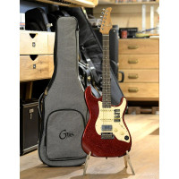 Mooer GTRS S800 Red Электрогитара со встроенным процессором, HSS, палисандр, красная