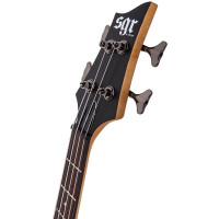 SCHECTER SGR C-4 BASS WSN Бас-гитара, 4 струны, 24 лада, цвет матовый орех