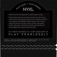Набор струн для 6-струнной электрогитары D`ADDARIO NYXL1149