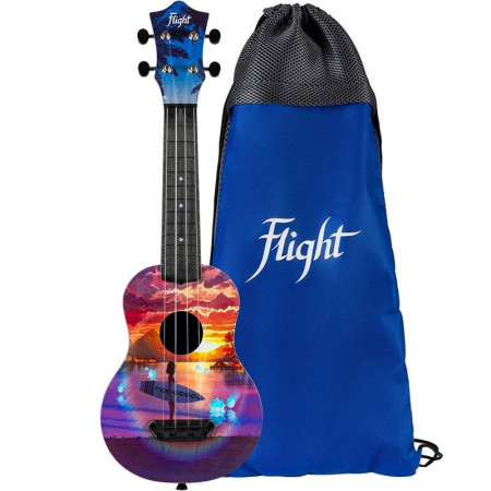 Flight ULTRA S-42 Vibe Укулеле сопрано с чехлом