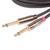 FORCE FLC-37/4.5 DLX Шнур аудио 2хRCA (папа) ⇔ 2хJACK 1/4" mono (папа), 4.5 метра
