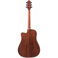 Crafter DE-7/NC Гитара электроакустическая Dreadnought с вырезом, 6 струн, чехол в комплекте