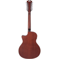 D'Angelico Premier Fulton LS MS Гитара электроакустическая, 12 струн, Grand Auditorium, махагони