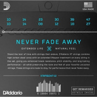 D'Addario XTAPB1047-12 Набор струн для 12-струнной акустической гитары, фосфорная бронза, 10-47