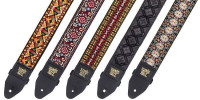 Ernie Ball 4094 Vintage Weave ремень для электрогитары, полипропилен, кожаные наконечники