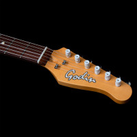 Godin G-Tour Nylon EQ Matte Black Гитара электроакустическая, струны нейлон, цвет черный матовый