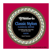 Набор струн для 6-струнной классической гитары D`ADDARIO EJ27H